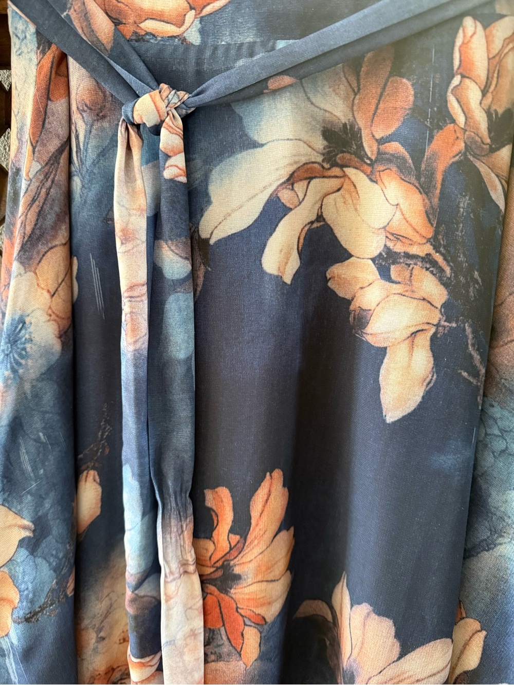 Baltic Born Rebecca Maxi Dress Dark Blue Floral XL - Picture 6 of 9